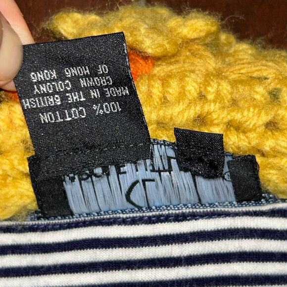 Vintage 90s Carole Little Vest Women Blue Denim embroidered Western Top 16W - Picture 6 of 9